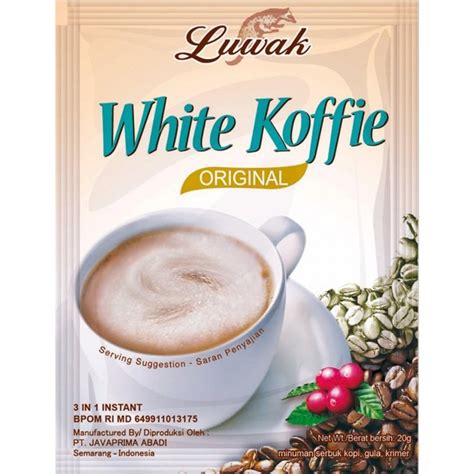 Jual Kopi Sachet Luwak White Koffie Original Shopee Indonesia