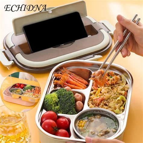 ECHIDNA Hot Lunch Box Multi Compartments Portable Lunch Warmer Box Daraz Lk
