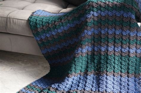 Shell Stitch Crochet Blanket Pattern - Etsy