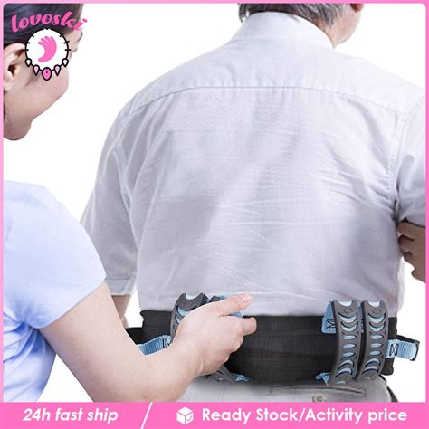 Lovoskimy Transfer Gait Belt With Caregiver Handles For Patient