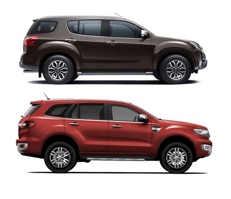 Isuzu Mu X Vs Ford Endeavour Comparison Review With Prices