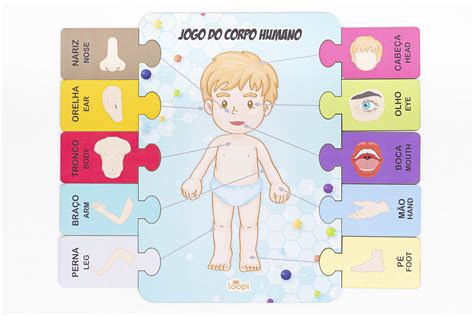 Jogo Do Corpo Humano Loopi Toys