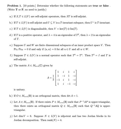 Solved Problem 1 10 Points Determine Whether The