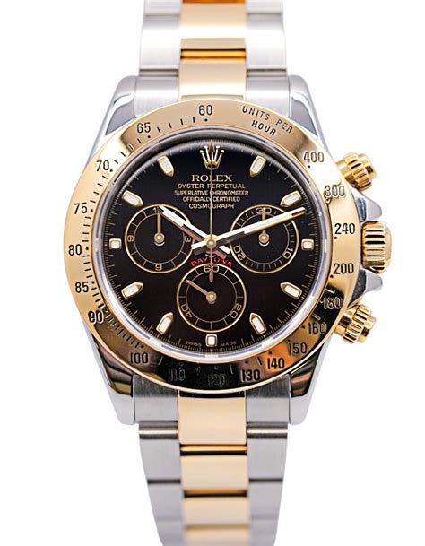 Rolex Cosmograph Daytona Tone Men S Watch White Dial Lupon