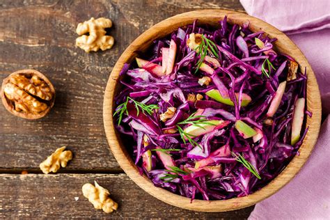 Rotkohlsalat Rezept Mit Pfeln Und Waln Ssen Gartenflora