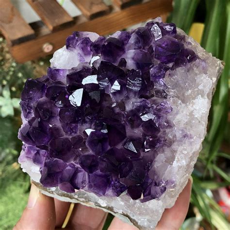 813g Natural Amethyst Crystal Rough Mineral Specimen Healing Etsy In