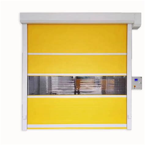 Automatic Rapid High Speed PVC Roller Shutter Fast Rolling Steel Door