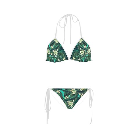 Flowers Custom Bikini Swimsuit ID D1029106