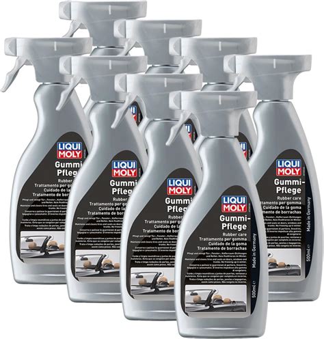 8x LIQUI MOLY 1538 Gummi-Pflege Reifen Türgummi Dichtungen 500ml ...
