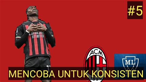 Mencoba Konsisten Di Liga Mastet League AC MILAN EFootball Psp 5