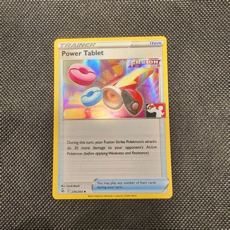 Pokemon Prize Pack Series 2 Power Tablet HOLO Promo Stamped Pokemon