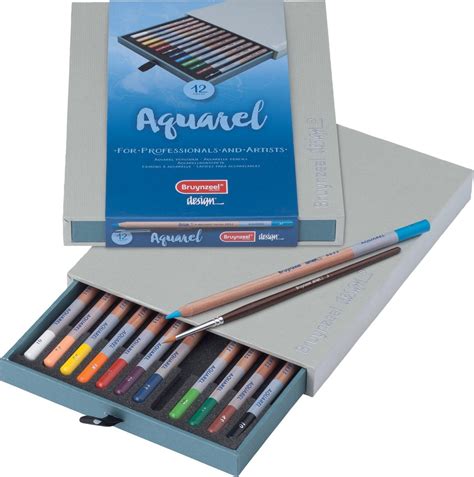 Bruynzeel Design Box Aquarelpotloden Met Penseel Bol