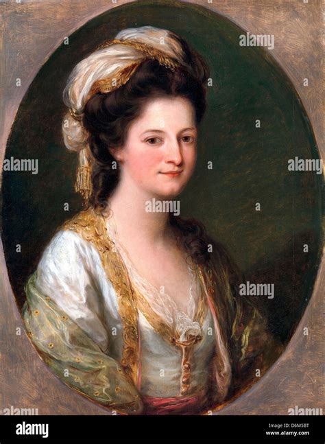 Angelica Kauffman Portrait Of A Woman Traditionally Identified As