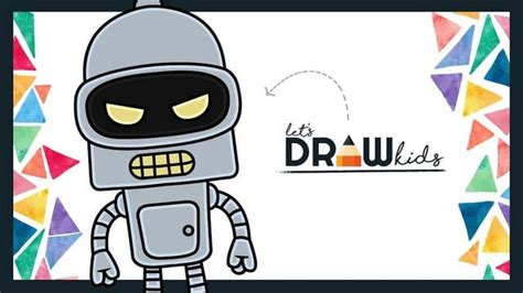 How To Draw Bender Chibi From Futurama Easy Step By Step Drawing