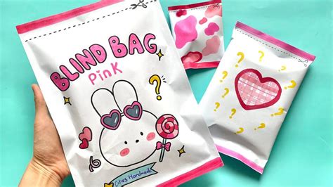 Blind Bag paper 💓 Pink 💓 ASMR / Satisfying opening blind box / Ghes ...