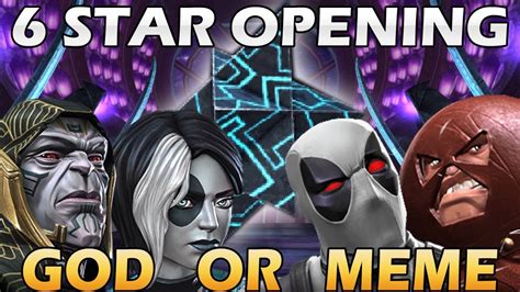 6 Star Crystal Opening 5 Star Featured Marvel Contest Of Champions Youtube