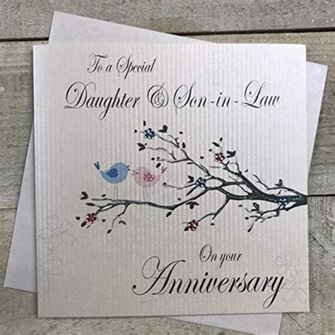 Daughter Son In Law Anniversary Card Couple Wedding Anniversary