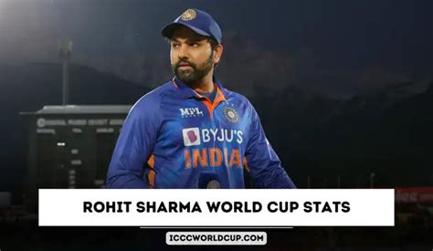 Rohit Sharma World Cup Stats (2023), Career, Age, Runs, 50s, 100s ...