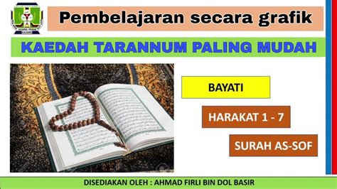 Kelas Kemahiran Al Quran Tarannum Bayati Surah As Soff Kkq