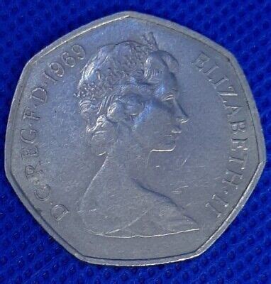 Elizabeth Ii D G Reg F D New Pence Nice Coin Vintage Rare Ebay