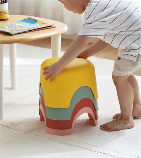 Earthly Kids Stackable Chair Stool Safe And Space Saving Style Degree