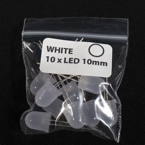 Pack Of Leds Mm Clear Or Diffused Choose From Colours