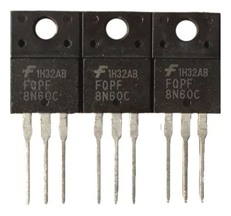 Fqpf8n60c - Fqpf8n60 - 8n60c - Transistor Mosfet ( 3 Peças ) | MercadoLivre