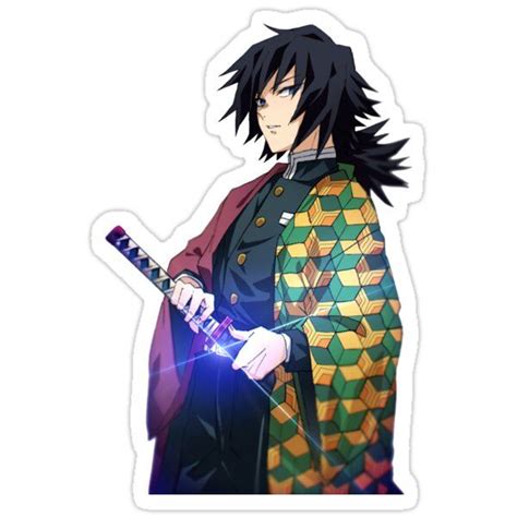 Tomioka Giyuu Sticker By Gibbins Anime Stickers Cute Stickers