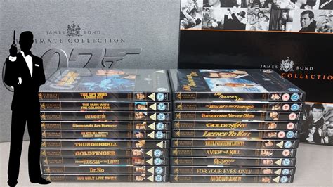 James Bond 007 Ultimate Edition DVD Collection Set Unboxing Found On