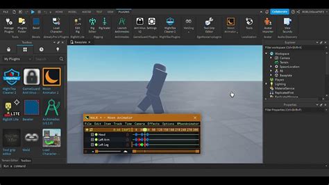 Super Realistic Roblox Walk Animation R6 Made In Roblox Studio Moon