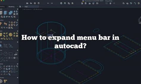 How To Expand Menu Bar In Autocad