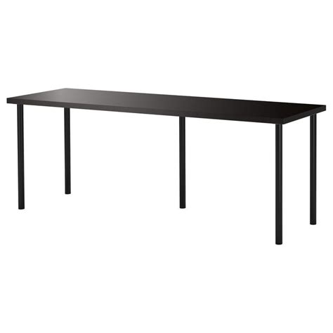 LINNMON ADILS Table Black Brown Black IKEA Long Work Table For