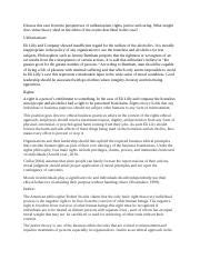 Individual Assignment Utilitarianism Docx Discuss This Case From The