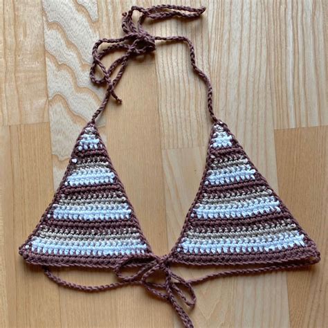 Pattern Vera Bikini Top Crochet Triangle Bikini Top Pdf Etsy