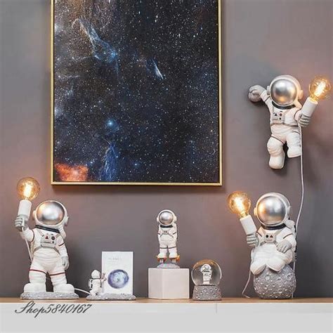 Universal Lampe De Bureau Moderne Astronaute Art Deco Table Lumineuse