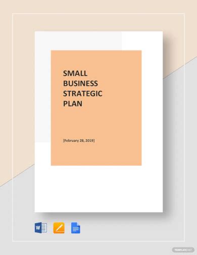 Business Strategic Plan Examples Format Pdf