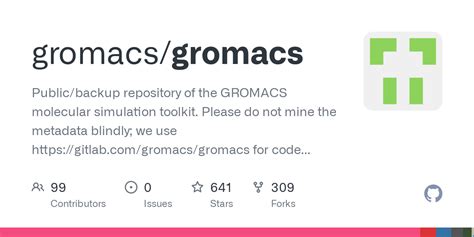 GitHub Gromacs Gromacs Public Backup Repository Of The GROMACS