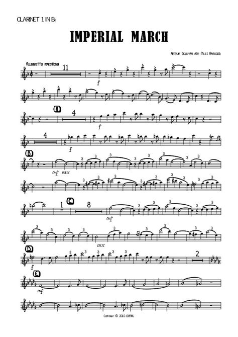 Imperial March - Download Sheet Music PDF file | Sheet music pdf, Sheet ...