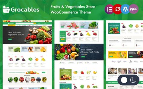 Grocables Tema Adaptable Elementor WooCommerce Para Tienda De Frutas