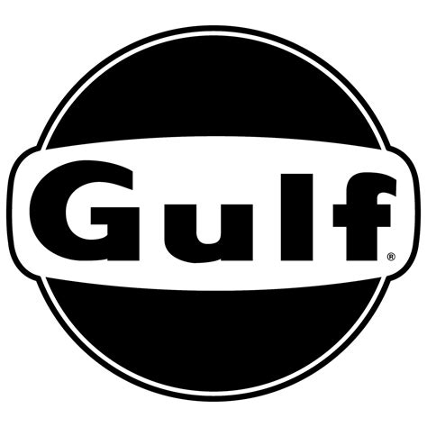 Gulf Logo Black And White Brands Logos