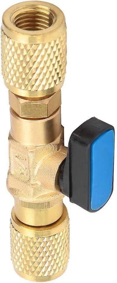 Refrigerant Ball Valve Brass Air Conditioning Pipe Refrigerant Shut Off Valve Refrigeration