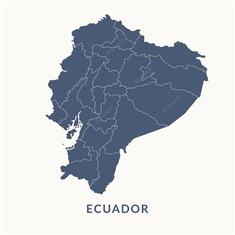 Mapas De Ecuador Estilo Acuarela Vector Ilustración Vector Premium