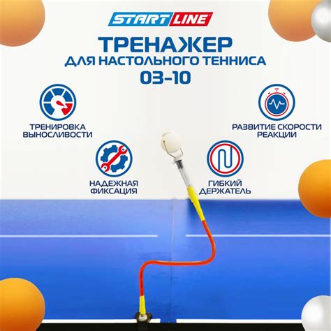 Start Line Тренажер для настольного тенниса - купить с доставкой по ...