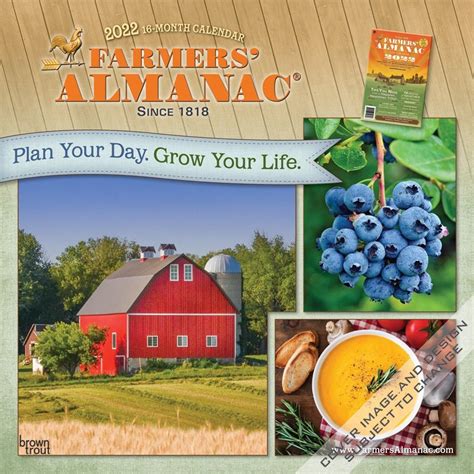 Farmers Almanac Gardening 2022 Wall Calendar Farmers Almanac Wall