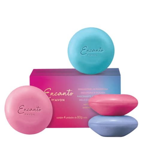 Presente Sabonete Cremoso Sortido 4x80g Avon Shopee Brasil