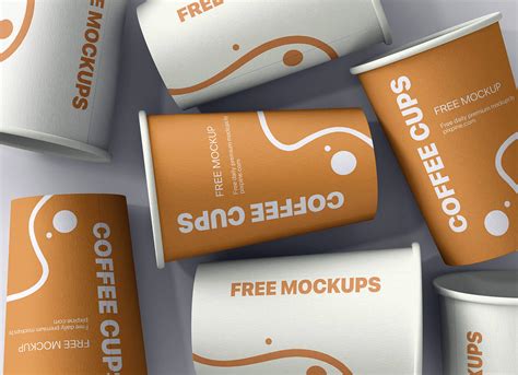 Free Paper Coffee Cups Mockup Psd Good Mockups