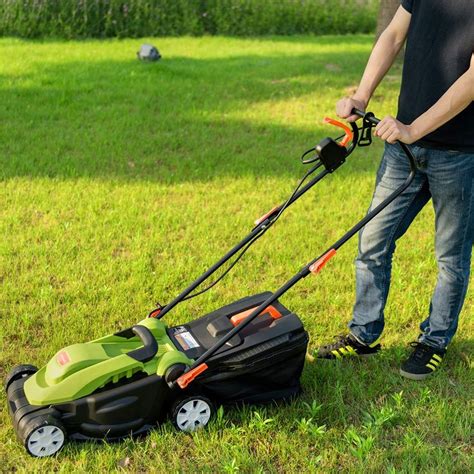 Goplus Electric Lawn Mower Efficient And Convenient