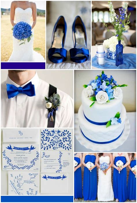 Cobalt Wedding Inspiration Bespoke Decor Blue Themed Wedding