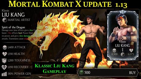 Klassic Liu Kang Gameplay Mk Mobile New Diamond Player Youtube