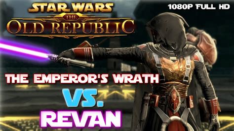 The Emperor S Wrath Vs Revan Fight Star Wars The Old Republic